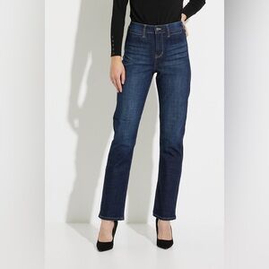 NWOT Liverpool Los Angeles Sadie High Rise Straight Jeans in Castle